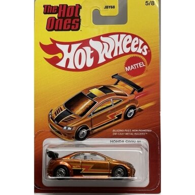 Hot Wheels Mainline The Ultra Hot Set Honda Civic SI, orange-gold