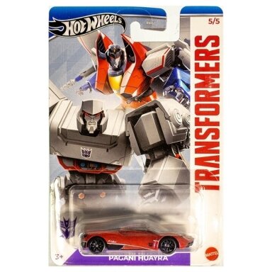Hot Wheels Mainline Transformers Pagani Huayra 5/5 Red