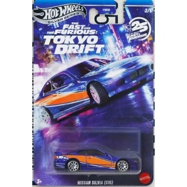 Hot Wheels Mainline/Silverline Fast and Furious Tokyo Drift Nissan Silvia S15 Mona Liza Blue/Orange