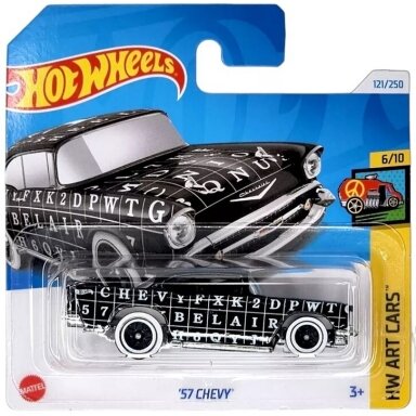 Hot Wheels 57 Chevy black