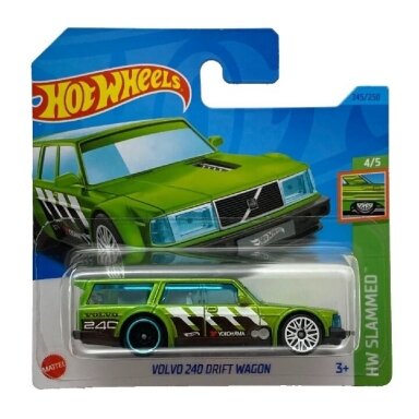 Hot wheels Mainline Volvo 240 drift green