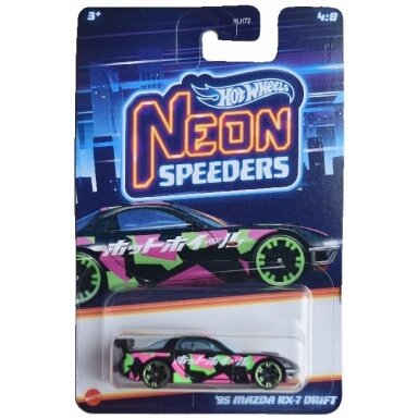 Hot Wheels Neon Speedsters 1995 Mazda RX-7 Drft Master