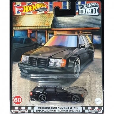 Hot Wheels Premium 2022 Boulevard Series #60 Mercedes-Benz AMG E 36 Estate Hot Wheels Premium 2022 Boulevard Series #60 Mercedes-Benz AMG E 36 Estate