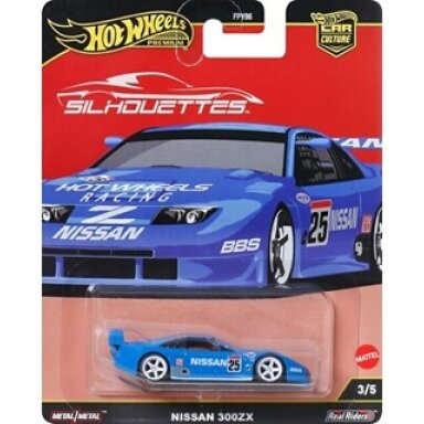 Hot Wheels Premium 2025 Car Culture Silhouettes Modeliukas Nissan 300ZX #25, blue (yra Sandėlyje) Hot Wheels Premium 2025 Car Culture Silhouettes Modeliukas Nissan 300ZX #25, blue (yra Sandėlyje)