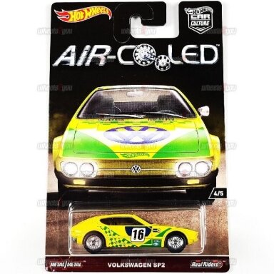 Hot Wheels Premium Air-Cooler Modeliukas Volkswagen SP2 yellow