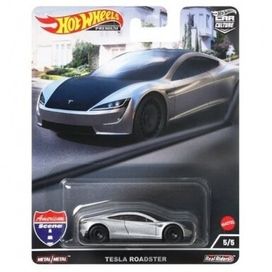 Hot Wheels Premium American Scene Tesla Roadster 5/5 Hot Wheels Premium American Scene Tesla Roadster 5/5