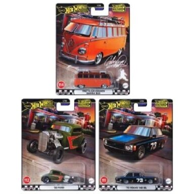 Hot Wheels Premium Boulevard (Volvo 142,VW Samba,32 Ford) Hot Wheels Premium Boulevard (Volvo 142,VW Samba,32 Ford)