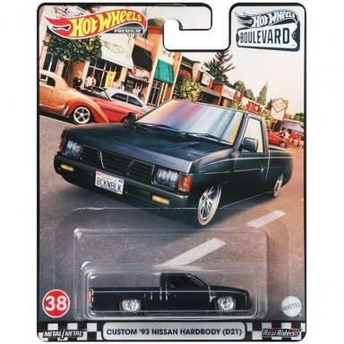 Hot Wheels Premium Boulevard No38 Modeliukas Custom 93 Nissan Hardbody D21
