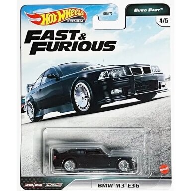 Hot Wheels Premium Fast and Furious BMW M3 E36