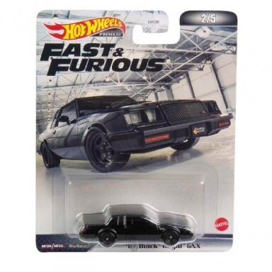 Hot Wheels Premium Fast Furious Modeliukas 87 Buick Regal GNX