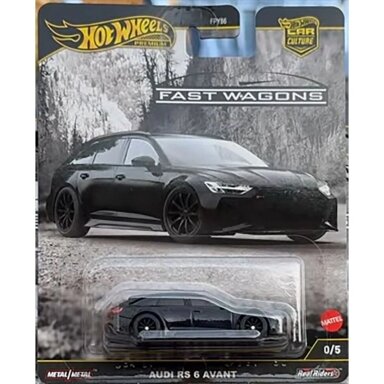 Hot Wheels Premium Fast Wagons Modeliukas Chase Audi RS 6 Avant Black