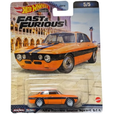 Hot Wheels Premium 1971 Alfa Romeo Giullia Sprint GTA *Fast & the Furious 10* Hot Wheels Premium 1971 Alfa Romeo Giullia Sprint GTA *Fast & the Furious 10*