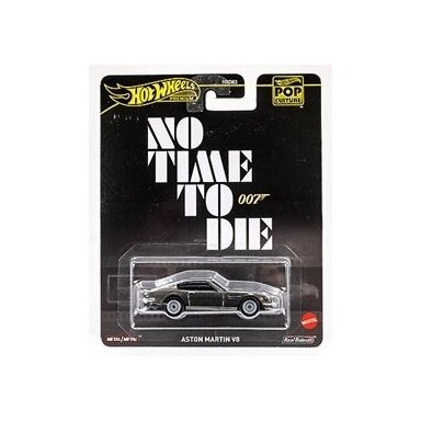 Hot Wheels Premium Modeliukas Aston Martin V8 *No Time to Die*, grey metallic Hot Wheels Premium Modeliukas Aston Martin V8 *No Time to Die*, grey metallic