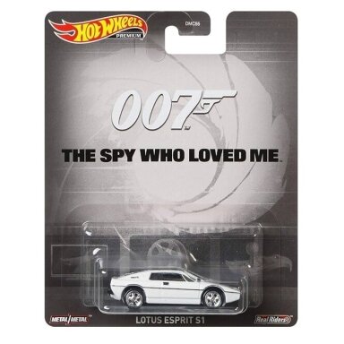 Hot Wheels Premium Modeliukas Lotus Esprit S1 *The Spy Who Loved Me*, white (yra Sandėlyje) Hot Wheels Premium Modeliukas Lotus Esprit S1 *The Spy Who Loved Me*, white (yra Sandėlyje)