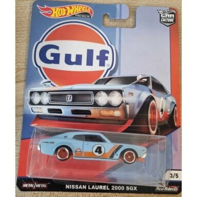 Hot Wheels Premium Nissan Laurel 2000 SGX Gulf (Unpacked)