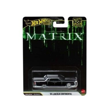 Hot Wheels Premium Pop Culture Modeliukas 1964 Lincoln Continental, black Hot Wheels Premium Pop Culture Modeliukas 1964 Lincoln Continental, black
