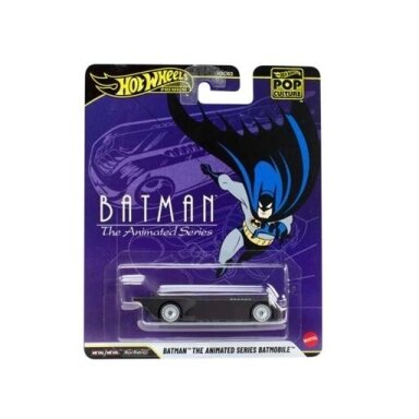 Hot Wheels Premium Pop Culture Modeliukas Animated Series Batmobile, black Hot Wheels Premium Pop Culture Modeliukas Animated Series Batmobile, black