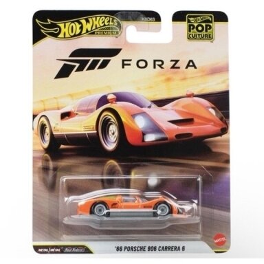 Hot Wheels Premium Pop Culture Modeliukas Forza 1966 Porsche 906 Carrera 6 Orange Hot Wheels Premium Pop Culture Modeliukas Forza 1966 Porsche 906 Carrera 6 Orange