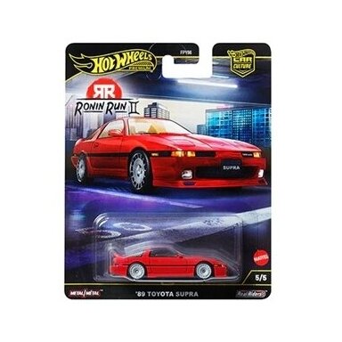 Hot Wheels Premium Ronin Run II Modeliukas 89 Toyota Supra Red A70 Red (yra Sandėlyje)
