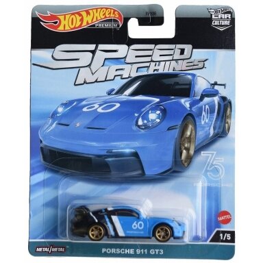 Hot Wheels Premium Speed Machines Porsche 911 GT3
