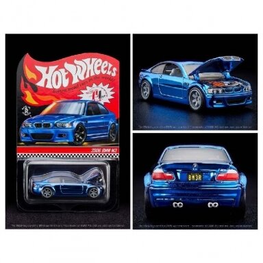 Hot Wheels RLC Exclusive Modeliukas 2006 BMW M3 No. 11220 Hot Wheels RLC Exclusive Modeliukas 2006 BMW M3 No. 11220