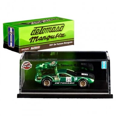 Hot Wheels RLC Modeliukas 1971 De tomaso mangusta Hot Wheels RLC Modeliukas 1971 De tomaso mangusta