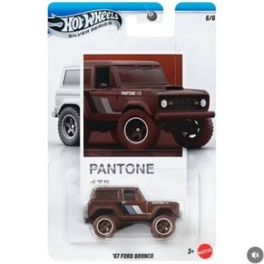 Hot Wheels Silver Line Pantone 67 Ford Bronco Brown Chase Hot Wheels Silver Line Pantone 67 Ford Bronco Brown Chase