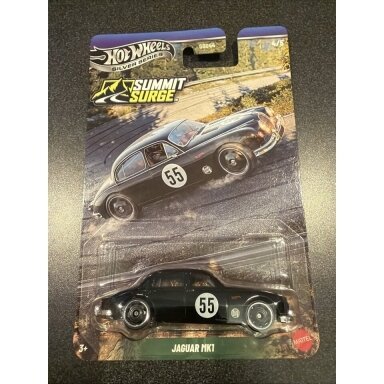Hot Wheels Silver Line Summit Surge Jaguar MK1 Black Hot Wheels Silver Line Summit Surge Jaguar MK1 Black