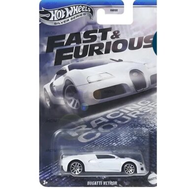 Hot Wheels Silverline Fast and Furious Bugatti Veyron (White version)