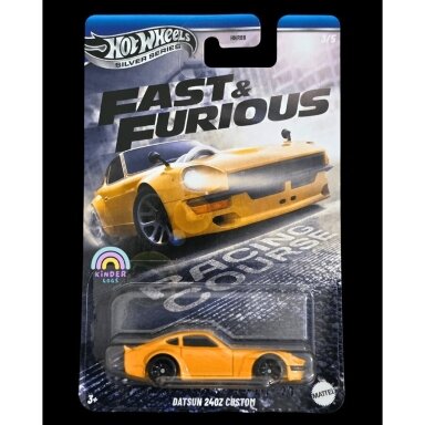 Hot Wheels Silverline Fast and Furious Datsun 240z Custom, orange