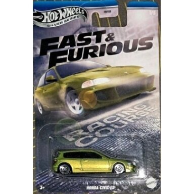 Hot Wheels Silverline Fast and Furious Modeliukas Honda Civic EG (New Model), green (yra Sandėlyje) Hot Wheels Silverline Fast and Furious Modeliukas Honda Civic EG (New Model), green (yra Sandėlyje)