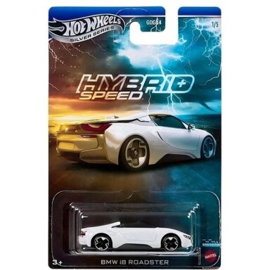 Hot Wheels Silverline Hybrid Speed Modeliukas 2018 BMW Roadster White (yra Sandėlyje) Hot Wheels Silverline Hybrid Speed Modeliukas 2018 BMW Roadster White (yra Sandėlyje)