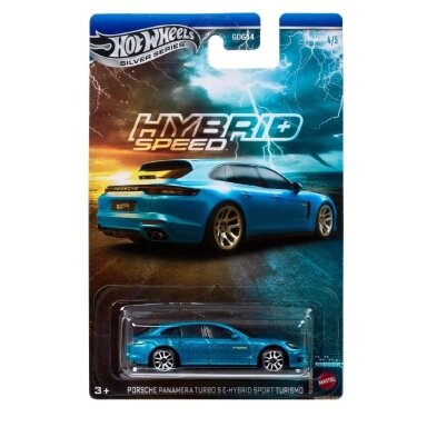 Hot Wheels Silverline Hybrid Speed 2018 Porsche Panamera E-hybrid Blue