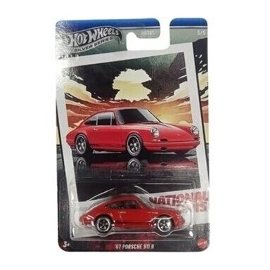 Hot Wheels Silverline National Icons Modeliukas 1967 Porsche 911 R Hot Wheels Silverline National Icons Modeliukas 1967 Porsche 911 R