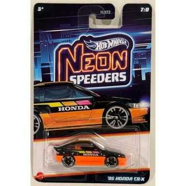 Hot Wheels Silverline Neon Speeders 1985 Honda CRX Orange Hot Wheels Silverline Neon Speeders 1985 Honda CRX Orange