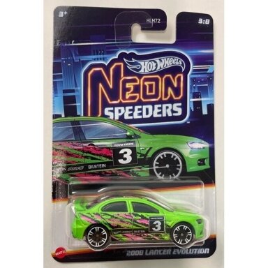 Hot Wheels Silverline Neon Speeders 2008 Mitsubishi Lancer Evolution Green Hot Wheels Silverline Neon Speeders 2008 Mitsubishi Lancer Evolution Green