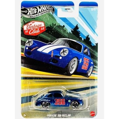 Hot Wheels Silverline Vintage Club 1968 Porsche 356 Outlaw Blue Hot Wheels Silverline Vintage Club 1968 Porsche 356 Outlaw Blue