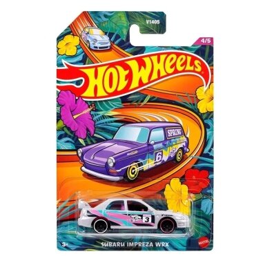Hot Wheels Spring Series Subaru Impreza WRX Grey Long Card