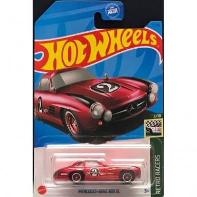 Hot Wheels STH 2023 Mercedes Benz 300 SL Super Treasure Hunt Long Card (Factory Condition from STH set BOX)