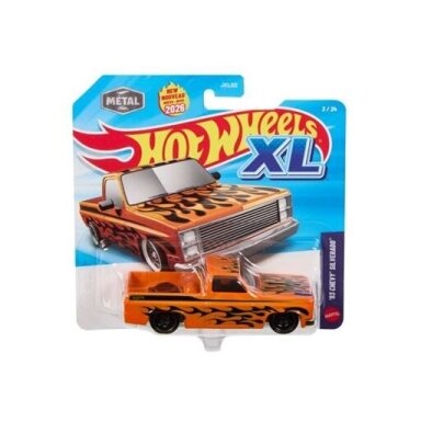 Hotwheels Mainline XL assortment 1/43 1983 Chevrolet Silverado, orange Hotwheels Mainline XL assortment 1/43 1983 Chevrolet Silverado, orange