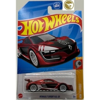 Hot Wheels Mainline STH 2023 Modeliukas Renault Sport R.S. 01 Dark Red Super Treasure Hunt Long Card (Factory Condition from STH set BOX) Hot Wheels Mainline STH 2023 Modeliukas Renault Sport R.S. 01 Dark Red Super Treasure Hunt Long Card (Factory Condition from STH set BOX)