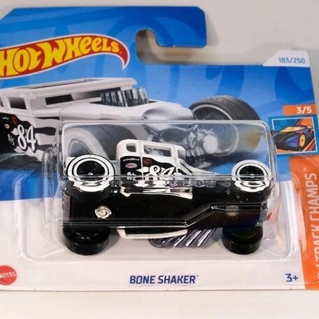Hot Wheels Mainline Bone Shaker Black White Treasure Hunt TH