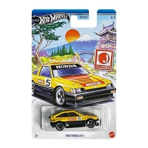 Hot Wheels Hot Japanese Imports 1985 Honda CR-X Yellow