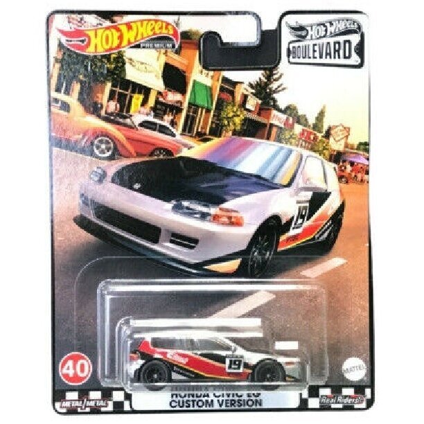 Hot Wheels Premium Boulevard Modeliukas Honda Civic EG Custom Version