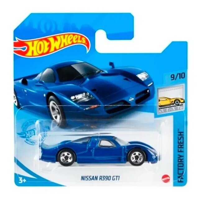 Hot Wheels Mainline Modeliukas Nissan R390 GTI Blue Short Card (yra Sandėlyje)