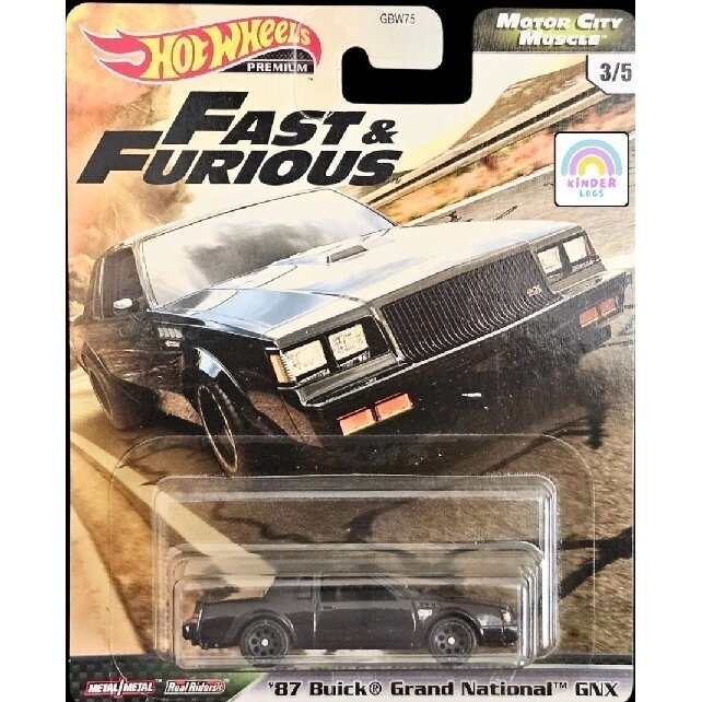 Hot Wheels Premium Fast Furious 87 Buick Grand National GNX