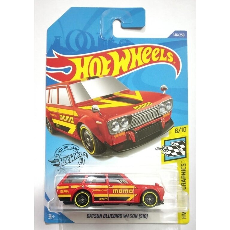 Hot Wheels Mainline Modeliukas Datsun Bluebird Wagon 510 Momo Red