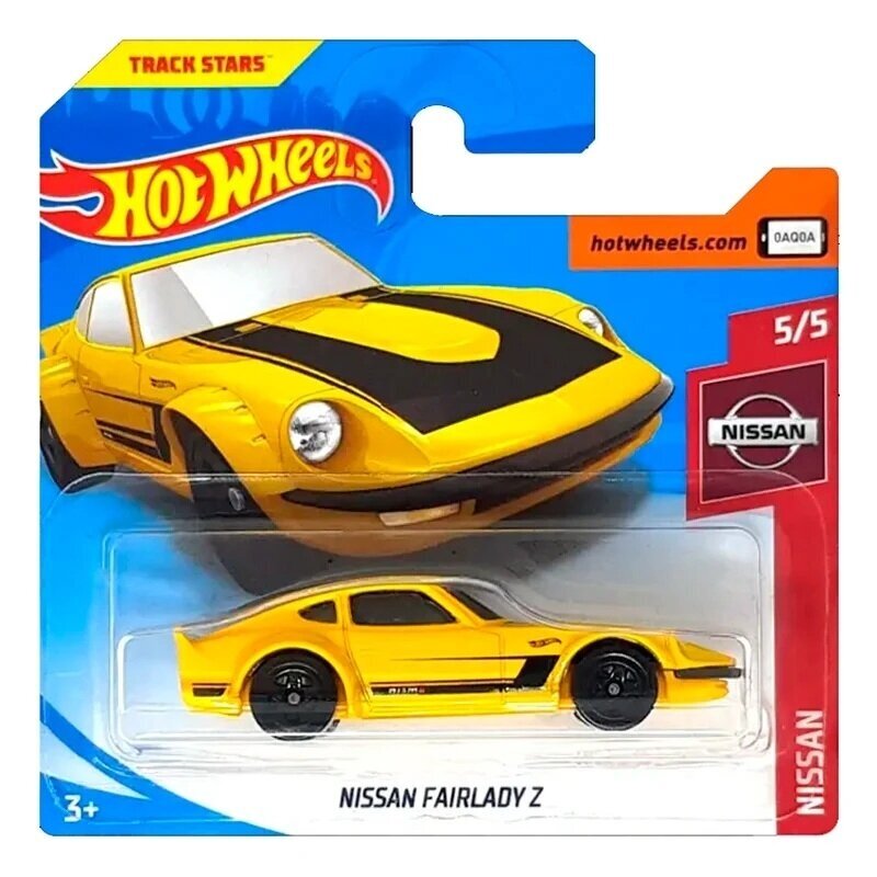 Hot Wheels Mainline Modeliukas Nissan Fairlady Z Yellow short card (yra Sandėlyje)