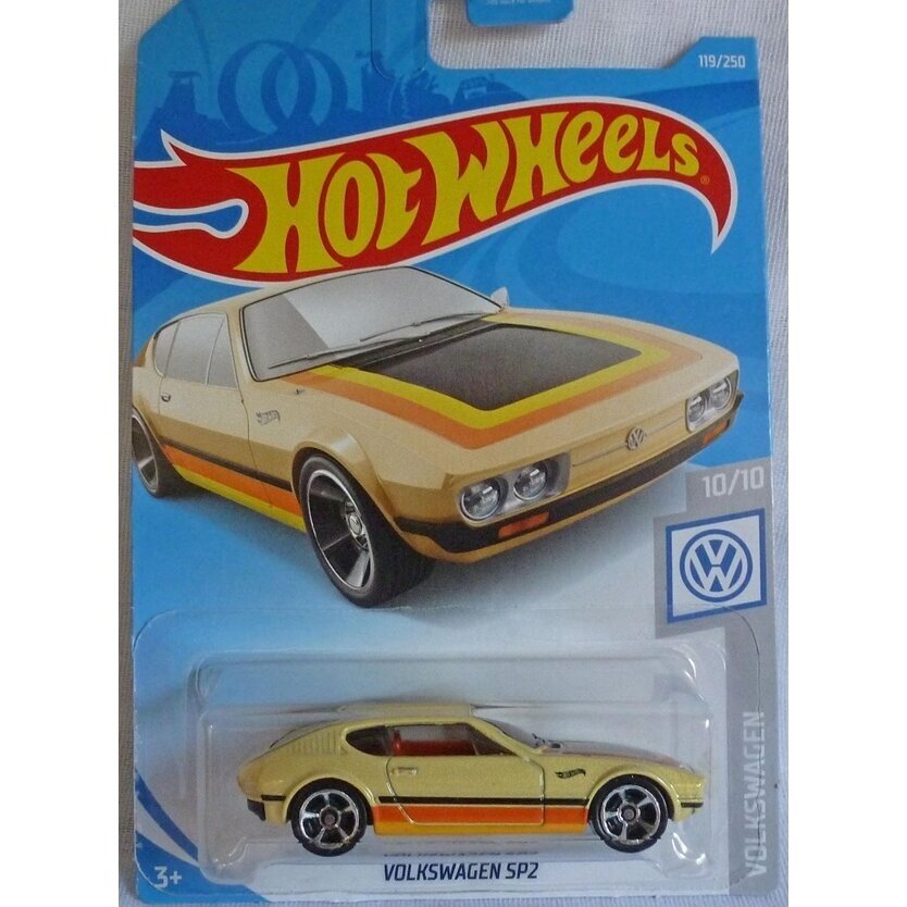 CARD 9/10!!!!   Hot Wheels Mainline Volkswagen Shirocco SP2 Yellow Long card