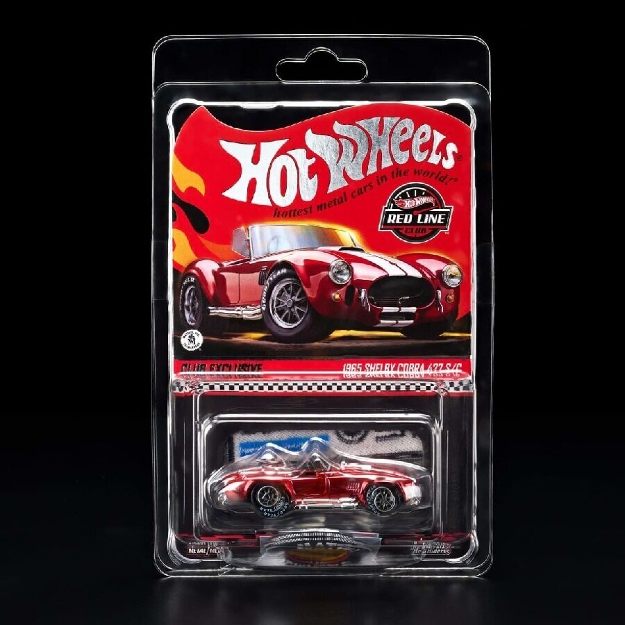 Hot Wheels RLC Exclusive 2026 Membership Car Modeliukas 1965 Shelby Cobra 427 S/C red with white stripes (yra sandėlyje) 1